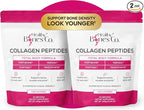 FORTIBONE® Premium Bone Health Collagen Peptides w/FORTIGEL®, VERISOL®, TENDOFORTE® | Clinically-Supported for Bones Joints Skin Hair Nails | Hydrolyzed Collagen Anti-Aging Formula | 60 Servings
