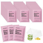 Feminine Wipes Individually Wrapped, Flushable Wipes Travel,Feminine Care Vaginal Wipes for Adult,Women, Girl and Homeless (Pack of 400,Unscented)