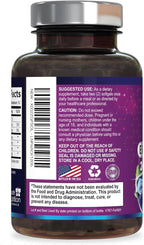 Omega 3 Fish Oil Supplements - 2400mg Fish Oil Per Serving - Triple Strength Omega-3 with EPA & DHA Fatty Acids - Natural Heart, Brain & Immune Support - Wild Caught, Bottled in USA - 120 Softgels