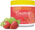 Universal U Creatine Monohydrate for Women - Flavored Creatine Powder, Female Strength, Energy, Lean Muscle Support and Recovery Supplement, No Bloat, No Bulk, 5g Per Serving, 30 Servings, Strawberry