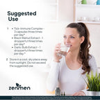 Zenmen Tick Defense Complete Method - 3 Tick Immune Support + 2 Garlic Tincture + 2 Green Black Walnut Tincture