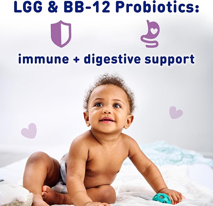 Enfamil Breastfed Infant Probiotics & Vitamin D Dual Probiotics, 8.7mL (Pack of 2)