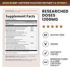 Lukaree Wormwood Black Walnut Cleanse for Human 1200mg – Ultra Gut Cleanse & Digestive Health w/Pumpkin Seed Oil,Clove,Activated Charcoal -10X Concentrated, Men & Women Probiotic Capsules -Vegan,90 CT