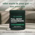 Body Deodorizing Supplement - 200mg Chlorophyll Capsules for 24hr Freshness | Gut & Skin Health | Vegan Body Magic Capsules (60ct)