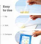 Diagnox Health UTI Test Strips, Early Detecion of Urinary Tract Infections, Quick & Reliable Results in Minutes, Easy to Use At Home UTI Test for Men & Women, 3 Count
