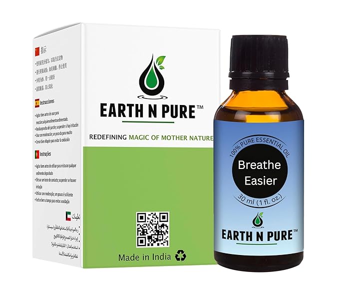 Earth N Pure Essential Oil Blend for Breathe Easier 30 ml