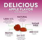 Apple Cider Vinegar Gummies for Weight Loss, Zero Sugar - Apple Cider Vinegar Powder 1000mg Per Serving - Vegan Apple Cider Vinegar Gummy for Detox & Cleanse - Sugar Free ACV Supplement - 120 Gummies