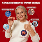 Calcium Supplement for Women Gummies 1200 mg, Calcium Citrate with Vitamin D3 K2 Magnesium Zinc, Overall Health, Sugar Free, Strawberry Flavor, 60 Chewables