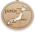 Personalized Japan Ornaments, Japanese Christmas Tree Ornaments, Souvenirs, Keepsakes, and Gifts