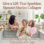 Diamond Marine Collagen Drink, Gift for Mom, 15000mg Hydrolyzed Collagen Peptides with Vitamin C, Pomegranate, Healthy Hair Skin Nails Joints Bones Support, 50 ml x 10 Bottles