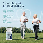 Heivy Coenzyme Q10, 99% Purity CoQ10 200mg, CO Q 10 Supplement Support Heart Health, Antioxidants & Energy Supplements, Made in USA, 60 Vegan Capsules