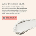 Beam Creatine Monohydrate Powder – 5g Micronized Creatine Monohydrate, Flavored Creatine for Women & Men, Muscle Strength, Growth & Cognitive Support, Raspberry Lemon Flavor, 30 Servings