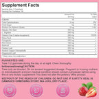 Pheromone Gummies for Women, Feminine Balance Gummies, Strawberry Flavor, Vegan, Gluten Free, Pink, 60 Gummies