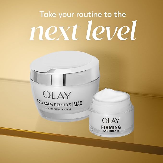 Olay Collagen Peptide Face Moisturizer,Firming Cream for Women,Fragrance-Free,Non-Greasy-Hydrating,Anti-Aging,Anti-Wrinkle,Smoothing of Fine Lines,Tightening Skin Care-Niacinamide,1.7 Oz,(Pack of 2)