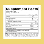 Plant People WonderBee Superfood Manuka Honey Chews – Daily Wellness & Energy Support – Bee Pollen & Propolis – Gluten-Free Supplement (30 Count)