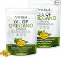 Softgels with Black Seed Oil 6000mg – Organic Oregano Oil Capsules for Immune & Digestive Support – Non-GMO, Gluten-Free Softgels - 120 Count (Pack of 2)