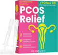 PCOS Support for Fertility & Cycle Health | Hormone Balance for Women | Helps with Irregular Cycles, Vaginal Dryness, Pelvic Discomfort & Mood Swings | Includes 10 Pre-Filled Applicators