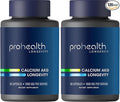 ProHealth, Ca AKG Supplement (Alpha Ketoglutarate) (1,000 mg per 2 Capsule Serving, 60 Capsules). Supports Metabolic Function and Healthy Aging Processes. (Pack of 2)