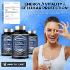 Liposomal NAD+ Supplement with Resveratrol, TMG & Vitamin B3 | 4-in-1 Healthy Aging & Cellular Energy Support | High Absorption NAD Plus for Men & Women Over 40 | 120 Capsules