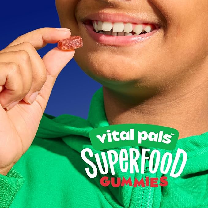 Citra-Berry Superfood Gummies for Kids – Kids Multivitamin Gummies with 16 Fruits & Vegetables, Fiber, Zinc & Iodine – Immune & Wellness Support, Fun and Great Tasting