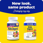 Enzymedica Kids Digest, Chewable Digestive Enzymes, Natural Fruit Punch Flavor, 60 Servings