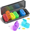 𝐏𝐢𝐥𝐥 𝐎𝐫𝐠𝐚𝐧𝐢𝐳𝐞𝐫, Am & Pm Pill Organizer 7 Days, Weekly Pill Organinzer 2 Times a Day, Pill Box 7 Day, Medicine Pill Organizer for Travel, Vitamins, Fish Oils, Supplements