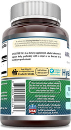 Amazing Formulas Hyaluronic Acid 100 Mg Supplement | Capsules | Non-GMO | Gluten-Free | Made in USA (1 Pack, 60 Count)