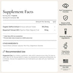 Natural Appetite Suppressant for Weight Loss – Organic Saffron Extract with BioPerine® for Enhanced Absorption – Supports Energy & Mood (90 Capsules)