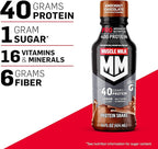 Muscle Milk Pro Series Protein Shake, Slammin' Strawberry, 40g Protein, 14 Fl Oz, 12 Pack