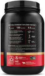 Optimum Nutrition Gold Standard 100% Whey Protein Powder, Double Rich Chocolate 1.98 Pound (Packaging May Vary)