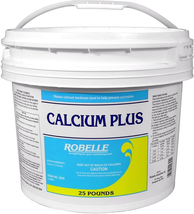 Robelle 25-Pounds Premium Pool Calcium Up, Calcium Hardness Increaser, Made in USA