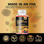 Calcium Magnesium Zinc Supplement Gummies for Kids Toddler & Adults - Enhanced Absorption with Vitamin D3 & K2 - Sugar Free Gluten Free Cal Mag Zinc Vegan Chewable Complex Calcium Gummies