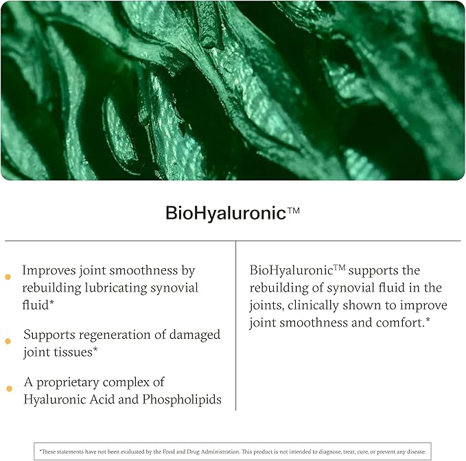 Synchro - Rejuve Joint Support Supplement, Non-GMO Cartilage and Joint Support, Joint Supplement with Hyaluronic Acid and Anthocyanins, 60 Joint Health Supplement Capsules