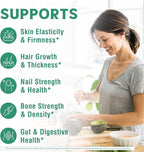 Bovine Collagen Peptides Powder for Women and Men, Grass-Fed Hydrolyzed Collagen Protein Type I & III, Skin, Hair, Nails, Bones, Digestion, Unflavored, Non-GMO, Keto & GF, 11 Servings, 8oz
