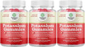 High Potency Potassium Gummies for Adults - Powerful Potassium Supplement Gummies for Optimal Health - Delicious Strawberry-Flavored - Vegan - 60 Count - 3 Pack