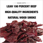 Old Trapper Beef Jerky, Old-Fashioned 8 Ounce Bag, Tender Meat Snacks for Lunches or Between Meals, 11 Grams of Protein, Zero Grams of Fat, and 70 Calories per Serving (Pack of One)