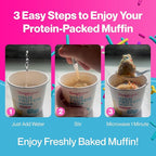 Bootylicious | 25g Protein Muffin | Best Sellers | Low Carb, 16g-18g Fiber, Low Glycimic Index, Low Sugar, 2.32-2.75oz Cup, 12-Pack