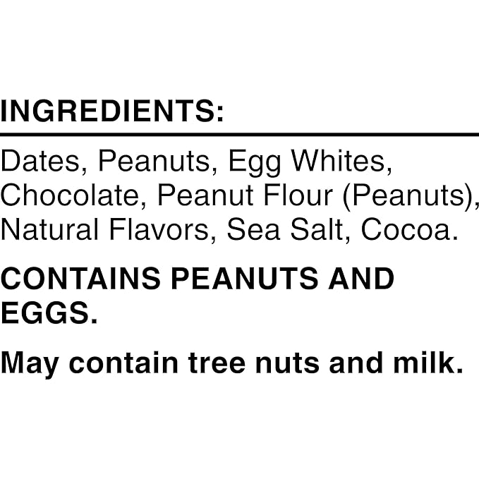 RXBAR Protein Bars, Protein Snack, Snack Bars, Peanut Butter Chocolate, 22oz Box (12 Count) (Pack of 2)