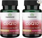 Swanson Coq10 200 200 Milligrams 30 Capsules (2 Pack)