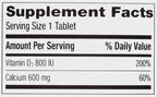 Caltrate 600 Plus D3 Calcium and Vitamin D Supplement Tablets, Bone Health Supplements for Adults - 60 Count (Pack of 2)