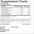 Pure Nutrition Ultra Calcium 1000mg with VIT D3 + K2 | 90 Tab | Calcium Supplement with Calcium Citrate Malate, VIT D3, K2, Moringa Oleifera, Magnesium and Zinc.