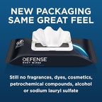 Defense Soap All Natural Body Wipes with Tea Tree Oil | Wrestling, Combat, Camping, Gym, Post Workout Shower Wipes for Men and Women. 40 Count
