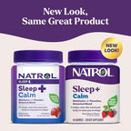Natrol Sleep+ Calm Melatonin Gummies for Adults, Sleep Gummies, Strawberry Flavor, 60 Gummies, 30 Day Supply
