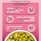 Where You Bean Edamame Beans Snack (Himalayan Salt) - Crunchy and Dry Roasted Edamame Beans - High Protein Snacks, Keto and Vegan Healthy Snacks for Adults & Low Carb Asian Snack 0.9 oz (Pack of 8)