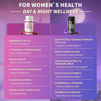 Lukaree Evening Primrose Oil & Cranberry Wellness Duo – Supports Urinary Health, Hormonal Balance, Skin Health, Stress Relief, and Relaxation – Daytime Clarity & Nighttime Calm – 30-Day Supply
