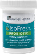 Fairhaven Health IsoFresh Vaginal Probiotics for Women | Supports Healthy pH Balance for Women and Vaginal Odor* | One Per Day | Lactobacillus Blend | Gluten Free Supplement | 30 Capsules