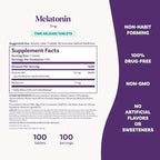 Natrol Melatonin 3 mg Time Release, Dietary Supplement to Minimize Wake Ups, Nighttime Sleep Aid, 100 Tablets, Up to a 100 Day Supply