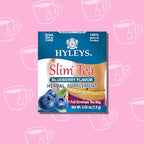Hyleys Slim Tea Blueberry Flavor - Weight Loss Herbal Supplement Cleanse and Detox - 25 Tea Bags (1 Pack)