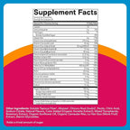 SmartyPants Zero Sugar Women’s Multivitamin Gummies: Biotin, Methylfolate, Omega 3 (ALA), Vitamin D3, C, Vitamin B12, B6, A, K, Zinc, Inositol, Gluten Free, No Sugar Alcohols, 90 Count (30 Day Supply)