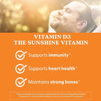 Doctor's Best Vitamin D3 5000 IU Softgels for Men & Women - Vitamin D Supplement for Immune System & Heart Health Support, 125 mcg per Serving, VIT D 3, Non GMO, Gluten Free, Soy Free - 360 Softgels